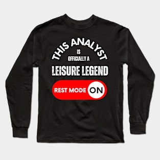 Leisure Legend Retirement Rest Mode On Long Sleeve T-Shirt